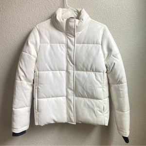 Marc New York white full zip puffer jacket